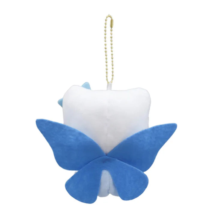 Sanrio Hello Kitty Keychain 50Th Anniversary Limited Edition Blue Angel Wings Butterfly Ballet Plush Toy Kawaii Bag Pendant Gift