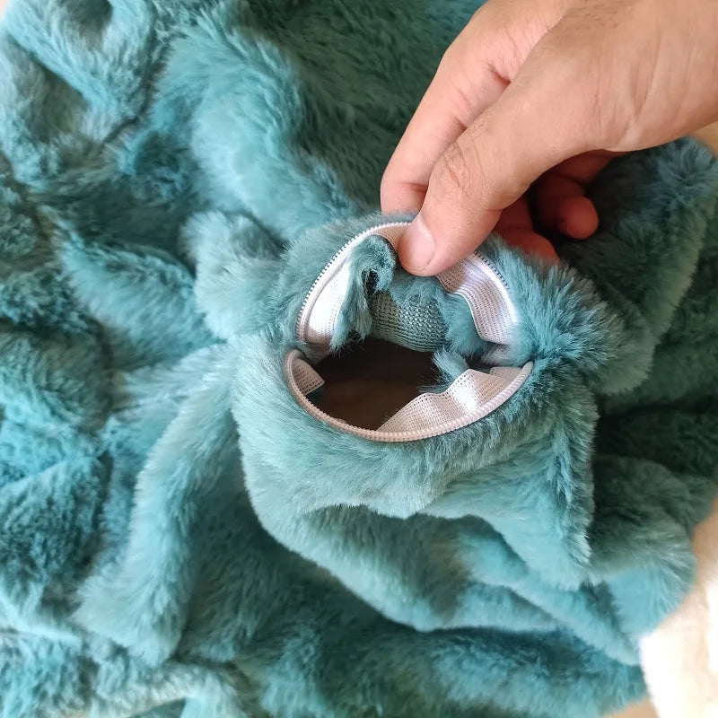 80cm Pokemon Snorlax Holster Plush Toys Not Stuffed Plush Skins Cute Cartoon Plushes Dolls Semi-finished Leather Case Kids Toys