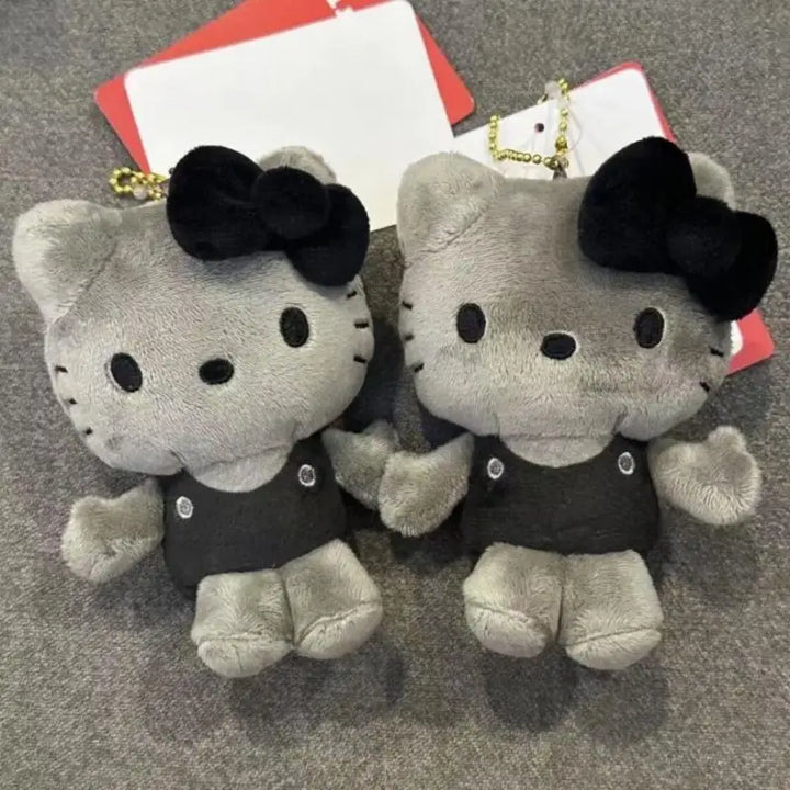 Sanrio Hello Kitty Cartoon Plush Toys Kawaii Keychain Accessories Soft Stuffed Doll Cute Backpack Pendant Girls Halloween Gift