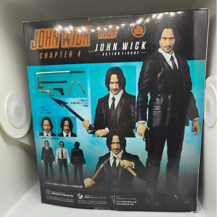 John Wick Action Figure John Wick Chapter 4 Figure Mafex 212 Ko Statue Collection Custom Model Doll Birthday Gift