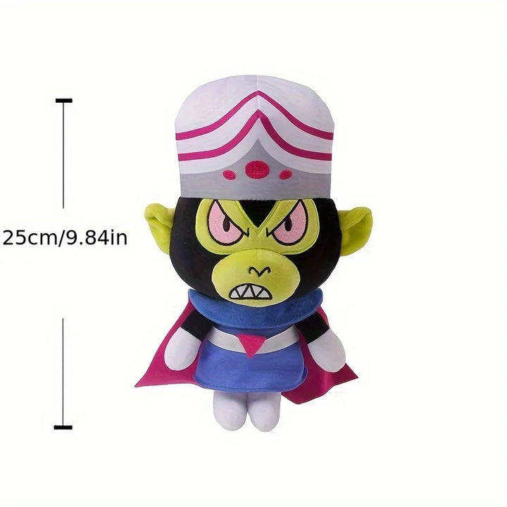 Collectible 25cm Plush Toys of The Powerpuff Girls Movie Villain Characters - Princess Morbucks and Mojo Jojo