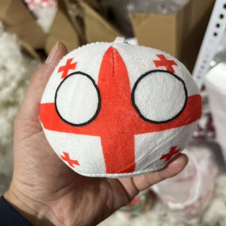 70 styles 10cm Country Ball Plush Toys Polandball Pendant Country Balls Countryball Stuffed Doll Toy Christmas Gift for Kids