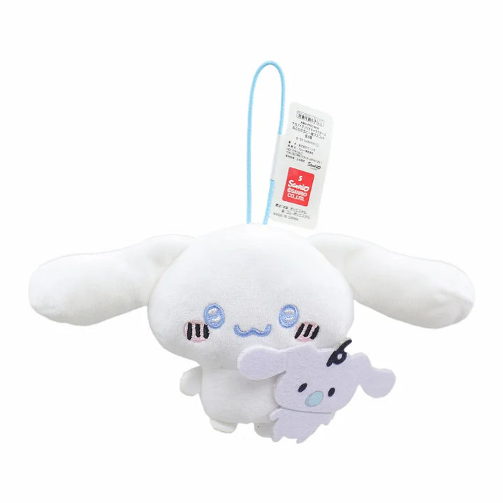 Sanrio Kawaii Kuromi My Melody Cartoon Cute Cinnamoroll Pom Porin Purin Plush Toys Bag Pendant Keychain Christmas Birthday Gifts