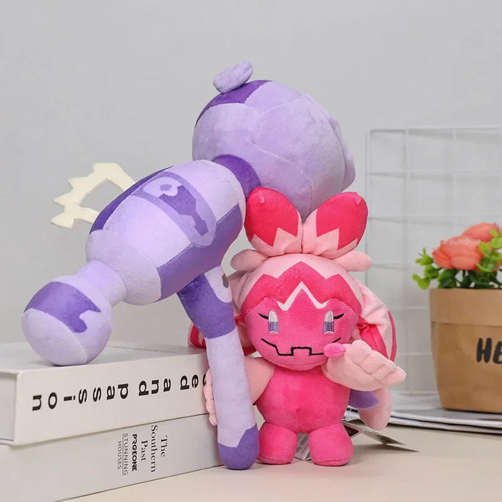 27cm Pokemon Tinkaton Plush Toys Anime Doll Pillow Cartoon Tinkatink Pokémon Plushie Stuffed Kawaii Gift for Kids Birthday Xmas