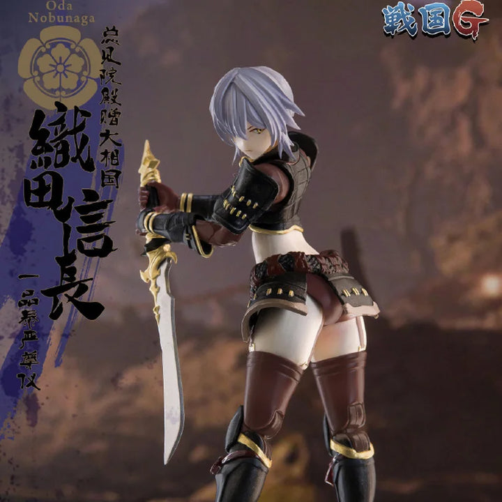 Warring States G Series Action Figure Oda Nobunaga Japanese Warring States Heroes Women Soldier 1/12 Collectible Custom Toy