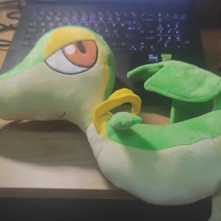 40cm Pokemon Snivy Plush Toys Anime Doll Cute Ornament Pokémon Cartoon Stuffed Plushie Pillow Gift for Children Christmas
