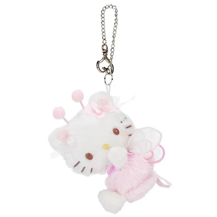 Sanrio Flower Field Whispers My Melody My Sweet Piano Kuromi  Plush Pendant Keychain Backpack  Accessories Keychain Girl gif
