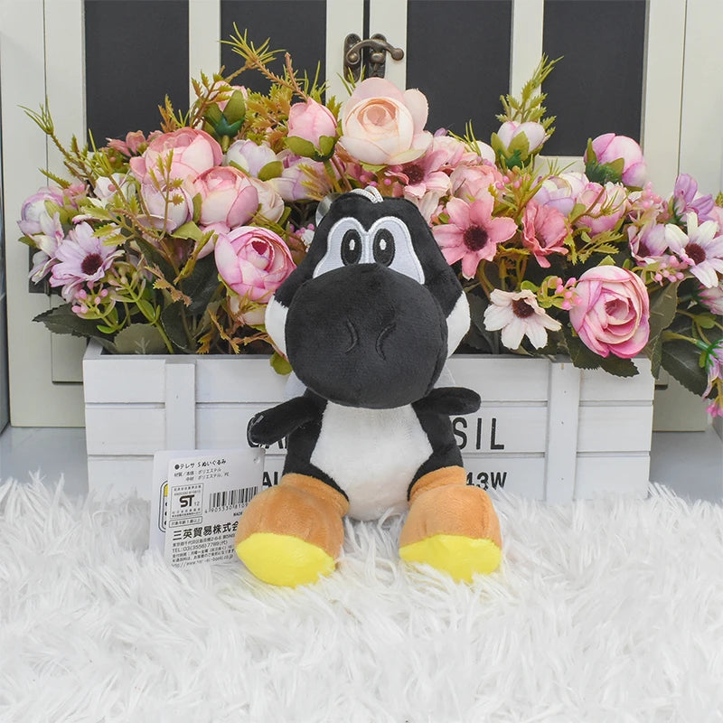 Kawaii Mario Green Blue Pink Black Yoshi Soft Plush Toys Cute Anime Eggs Stuffed Animals Peluche Dolls Festivals Birthday Gifts