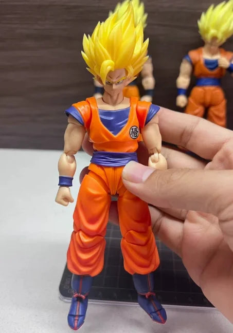 In Stock Dragon Ball Heads Accessories Shf Super Saiya Ssj2 Goku Anime Action Figurine Collection Model Toys Gift