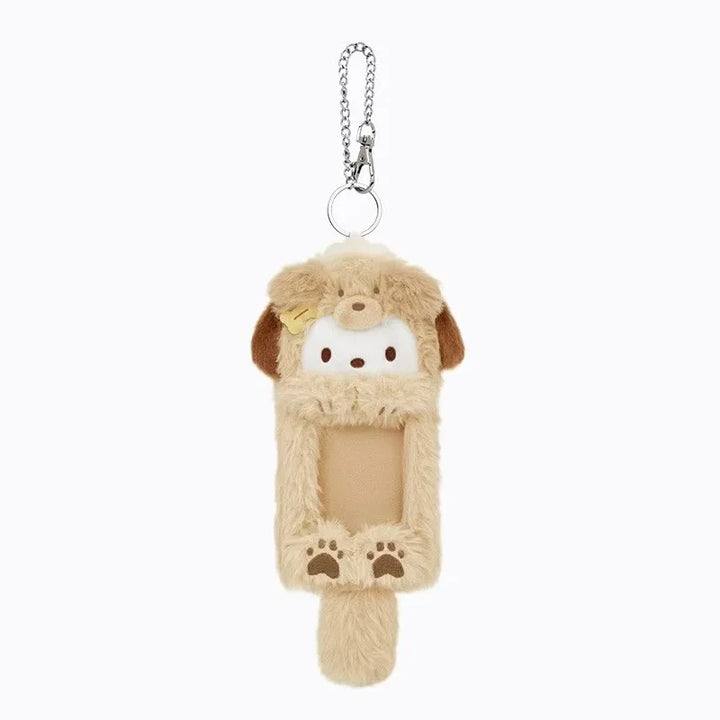 Kawaii Sanrio Kuromi My Melody Cartoon Plush Card Set Cinnamoroll Id Card Set Keychain Decoration Creative Couple Pendant Gift