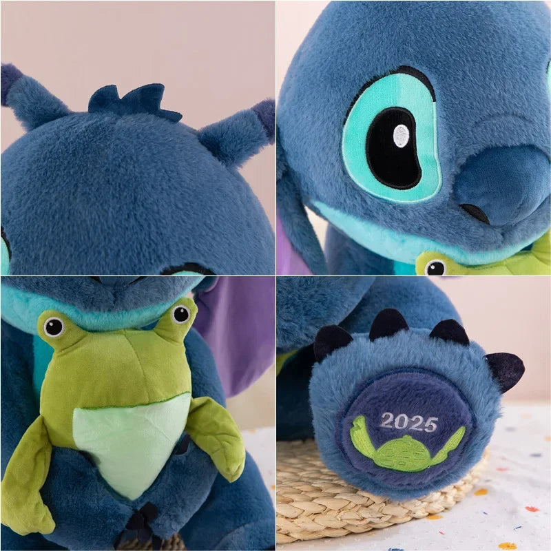 Lilo and Stitch Plush 35/80CM Disney Doll Cartoon Toy Anime Stuffed Kawaii Frog Stich Soft Plushie Kids Birthday Xmas Gifts