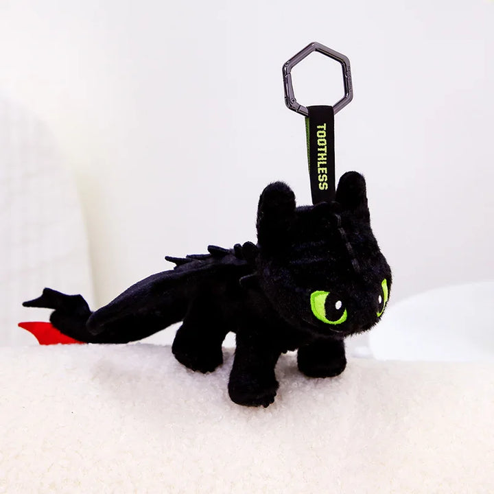 Kawaii Cartoon Toothless Plush Toys Backpack Pendant Doll Night Fury Keychain Card Set Students Anime Peripheral Birthday Gift