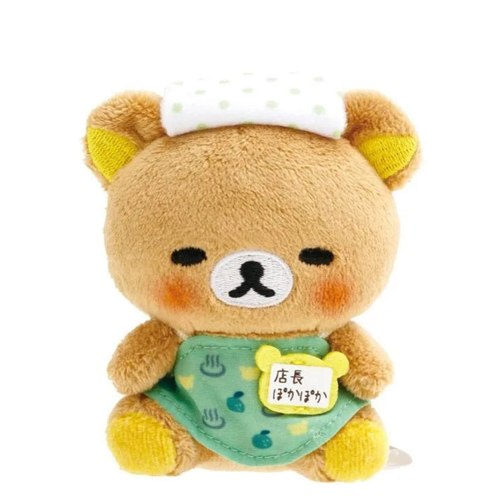 Kawaii Cartoon Rilakkuma Korilakkuma Anniversary Limited Manager Series Keychain Backpack Pendant Plush Toys Doll Accessories