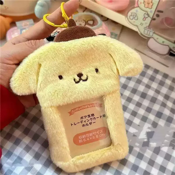 Cute Cartoon Kuromi Melody Anime Peripheral Card Holder 3-Inch Photo Id Storage Cute Cartoon Portable Storage Card Holder Gift