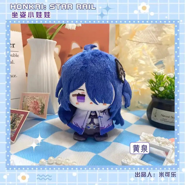 Honkai: Star Rail Plush Sunday Aventurine Firefly Kafka Blade Jing Yuan Dan Heng Anime Cosplay Stuffed Doll Keychain Kids Gift