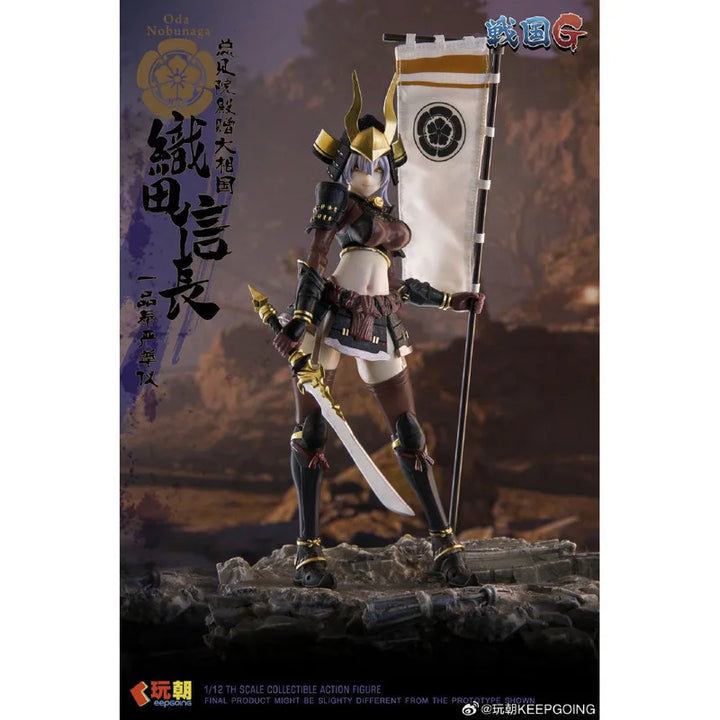 Warring States G Series Action Figure Oda Nobunaga Japanese Warring States Heroes Women Soldier 1/12 Collectible Custom Toy