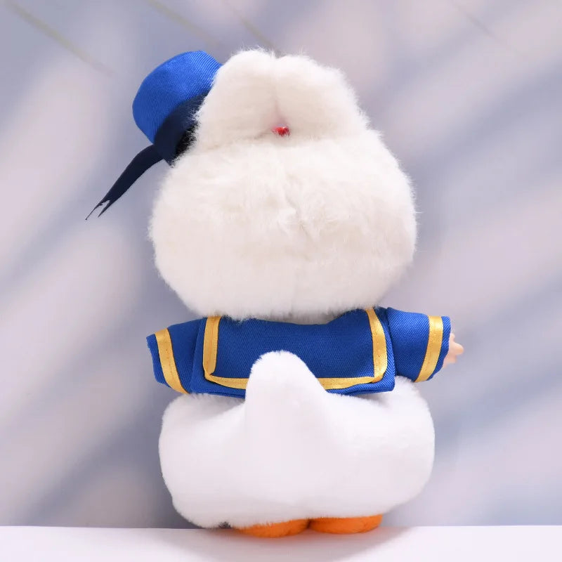 Labubu doll clothes Duck Sailor Set 15/17cm Plush Doll'S Clothes Replacement Labubu I II Idol Dolls Sitting Party Accessories