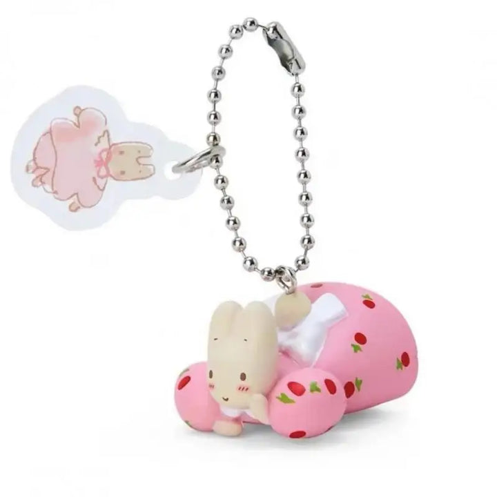 Kawaii Sanrio Marroncream Cartoon Girl's Heart Bag Keychain Pendant Toy Cute Doll Accessories Friends Birthday Gifts Peripheral