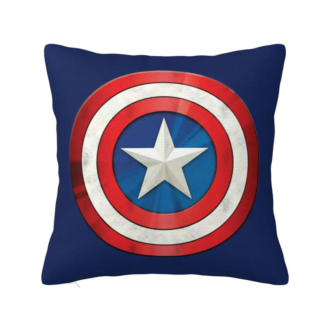 Anime Captain America Avengers Square Pillow Cases Cushion Covers Fashion Decor Pillowcover for Home 18"