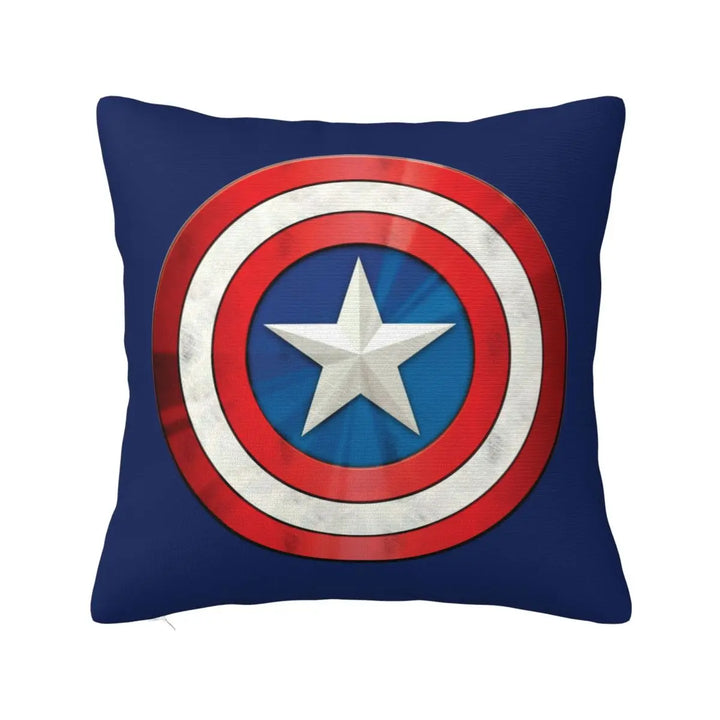 Anime Captain America Avengers Square Pillow Cases Cushion Covers Fashion Decor Pillowcover for Home 18"