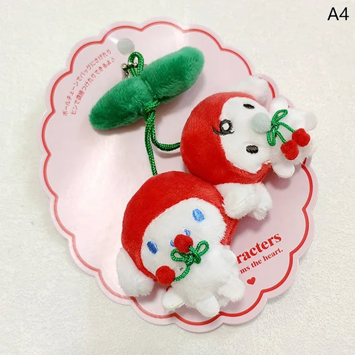 Cherry Sanrio Kawali Kuromi My Sweet Piano Hello Kitty Plush Toy Keychain Brooch Pachacco Backpack Pendant Decoration Girl Gift