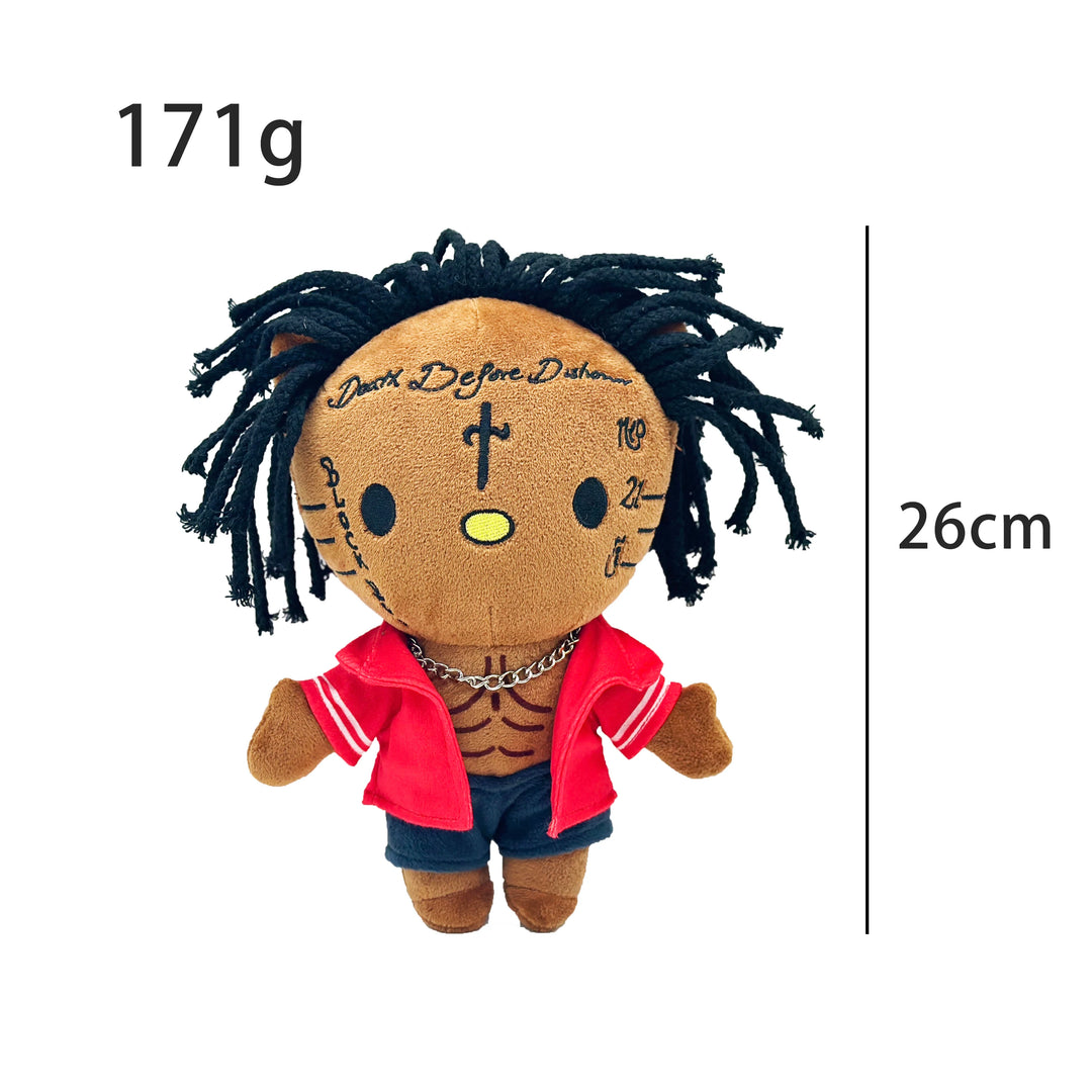 2025 New Hello Kitty Lil peep Kanye Tylerthecreator Plush Toy Doll with Clothes Stuffed Soft Plush Toys Fans Collect Gifts