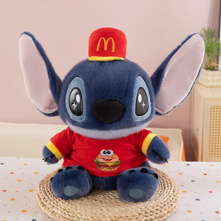 35-45cm Disney Lilo and Stitch Plush Toys Anime Cartoon Plushie Stuffed Uniform Stich Dolls Kawaii Pillow Kids Birthday Gifts