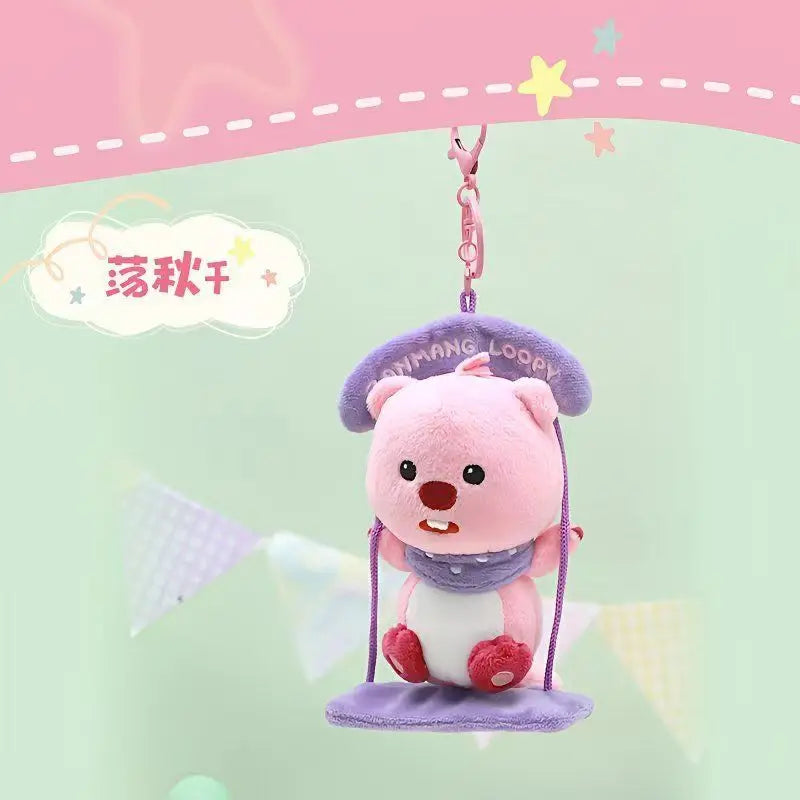 Cute Loopy Plush Doll Pendant Paradise Dating Series Children's Soft Plush Toys Cute Cartoon Doll Boys and Girls Holiday Gifts