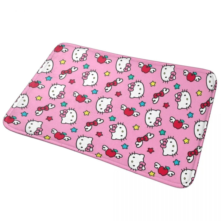 Hello Kitty Cartoon Memory Foam Bathroom Rugs Ultra Soft Non-Slip Carpet Bath Mat Water Absorbent for Shower Tub