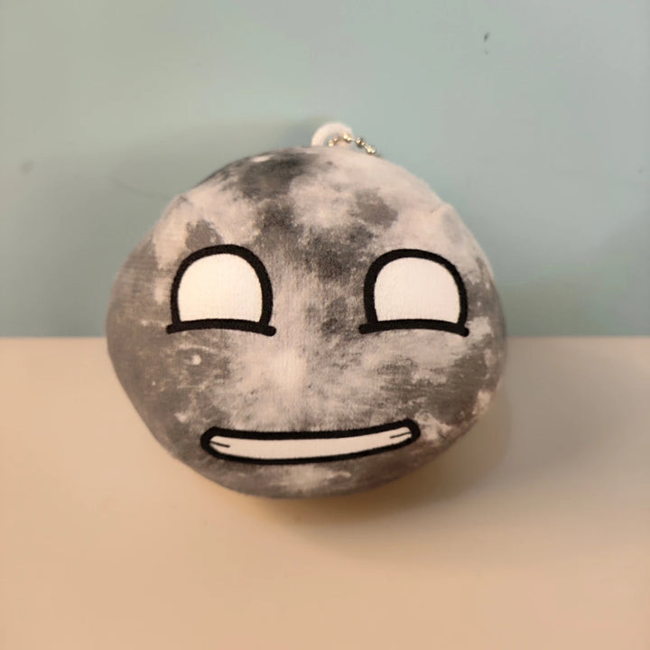 10cm Polandball Plush Doll Keychain Bag Pendant Decor Short Earth Sun Moon Venus Jupiter Mercury Mercury Mars Saturn Toy Gift