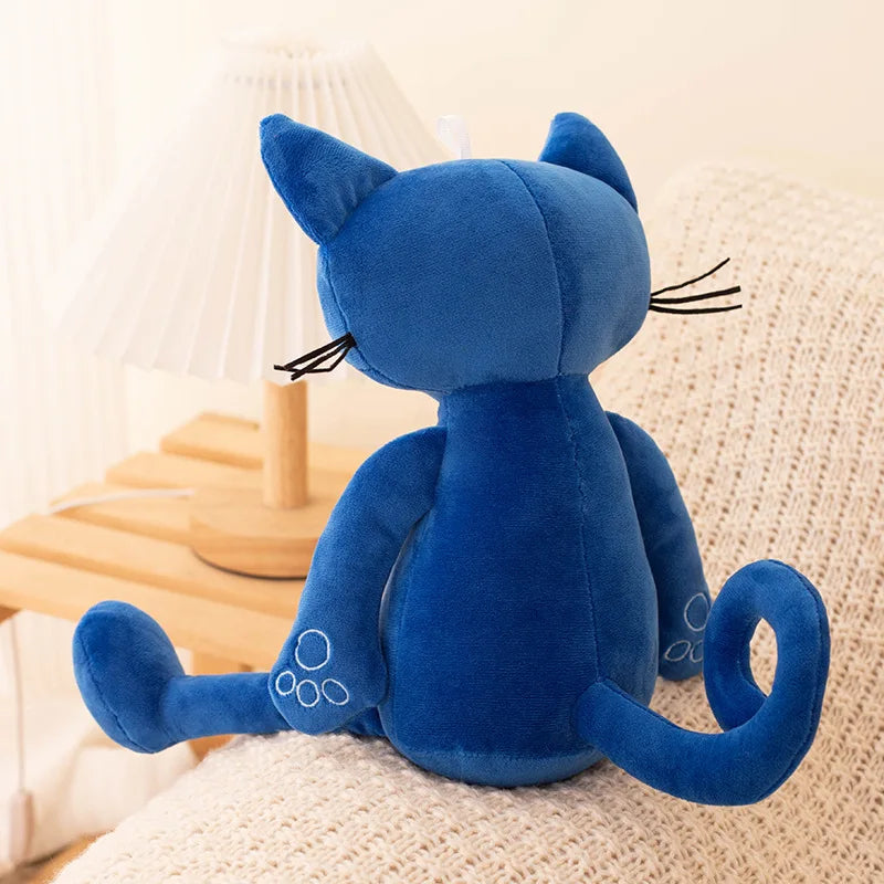 Cute Cartoon Anime Plush Pete The Cat Toy 40cm Stuffed Game Animation figure Pete Soft Doll Kids Birthday Gifts Room Decor