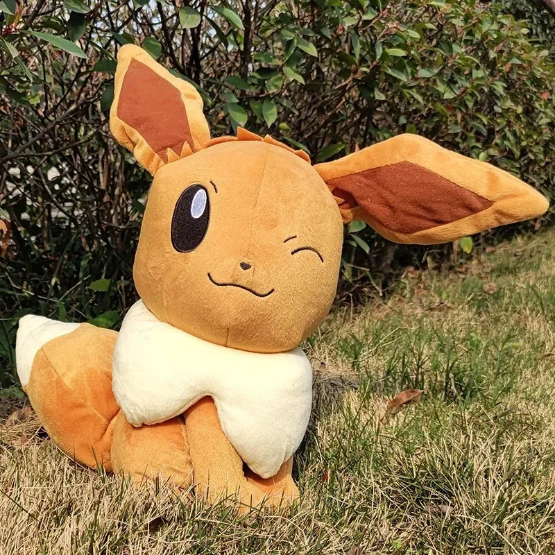 Pokemon Eevee Plush Toys 30/43cm Kawaii Pillow Cartoon Eevee Stuffed Christmas Gifts for Childrens Pokémon Anime Plushie Dolls