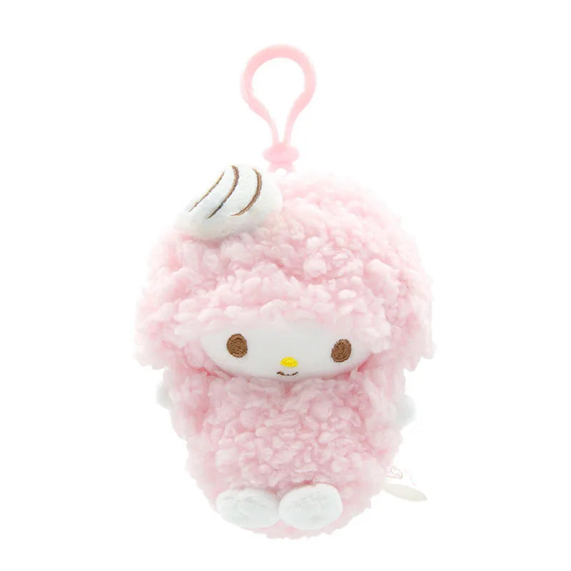 Sanrio Kawaii My Sweet Piano Melody Keychain sanime plush Backpack Pendant Cute Stuffed Doll Coin Purse Wallet Birthday Gift
