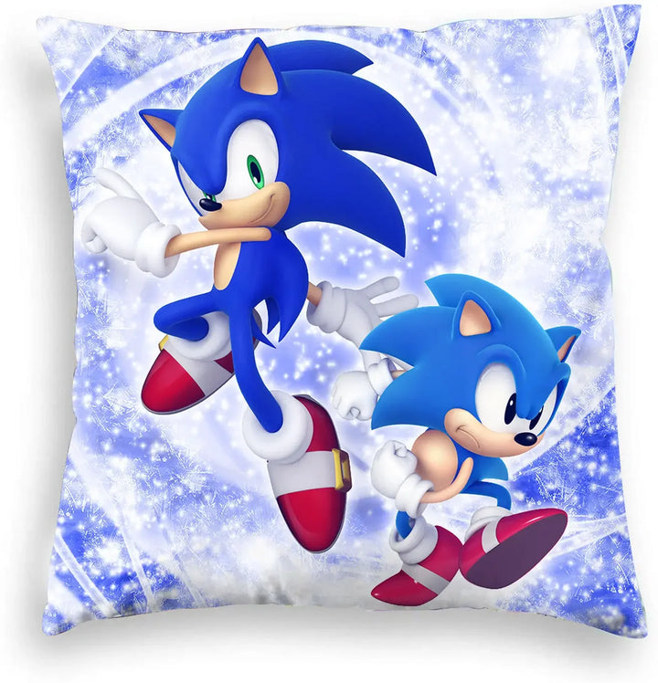 Game Blue Plush Pillowcase 45x45cm Anime Pillow Cover Living Room Cushion Cover Soft Personalized Pillowcase for Home Decoration