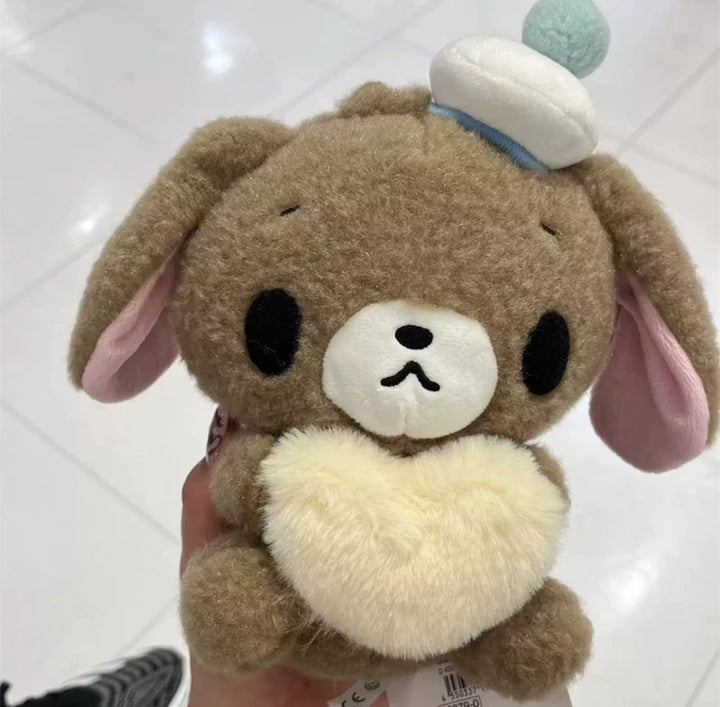 Sugarbunnies Plush Toy Shirousa Kurousa Fluffy Heart Kawaii Cute Bunny Stuffed Animals Girls Toys Gifts for Girlfriend