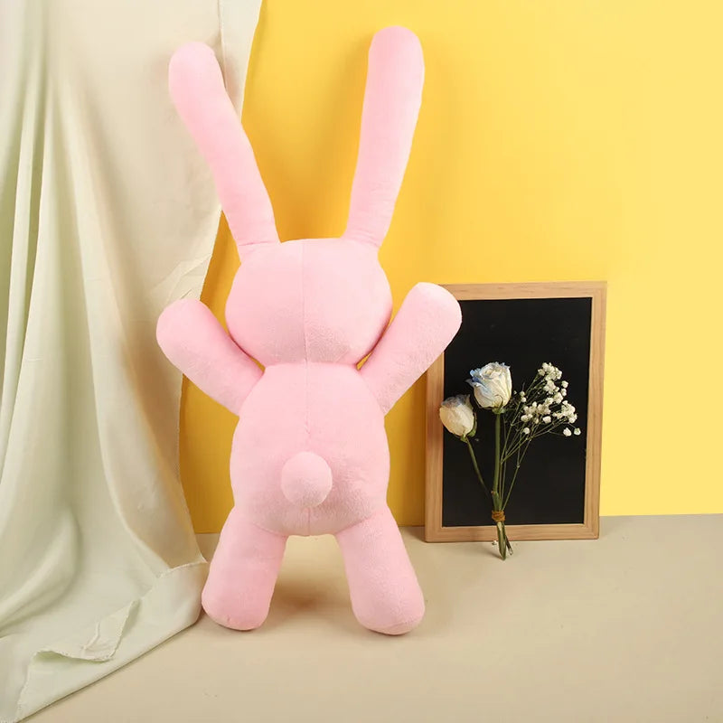 60cm Cartoon Ouran High School Pink Rabbit Plush Doll ‌Honey Senpai‌r Cute Soft Toy Cos Cartoon Doll Boy and Girl Holiday Gift