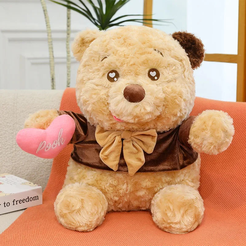 Disney 30/60cm Winnie The Pooh Plush Toys Kawaii Cartoon Plushie Dolls Pillows Lilo and Stitch Plush Kids Birthday Xmas Gifts