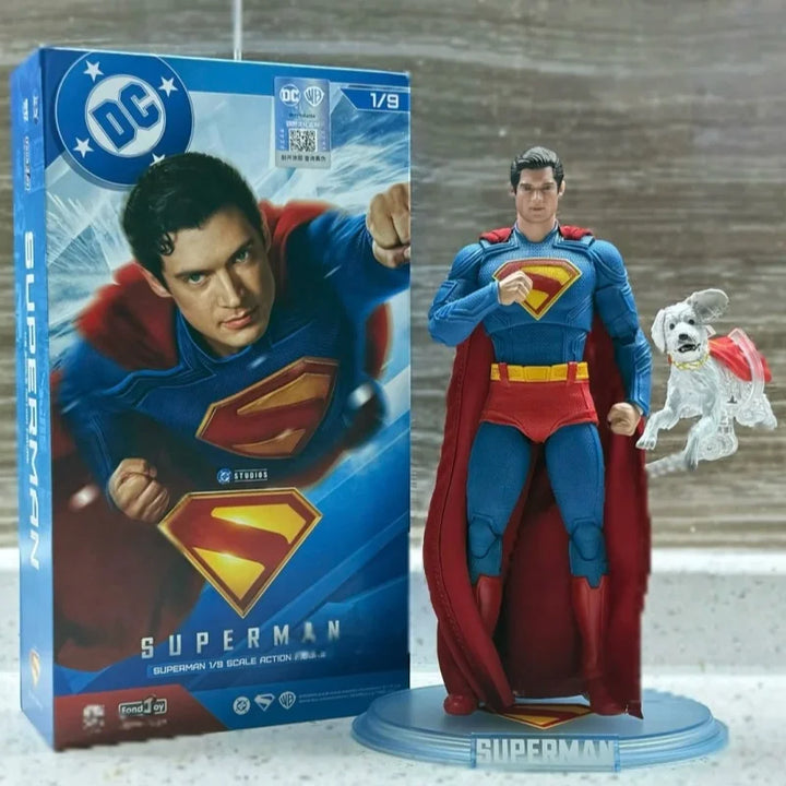 IN STOCK 2025 David Corenswet Superman Action Figure 1/9 New Original Fondjoy Superman Figure PVC Joint Movable Toy Boy Gift