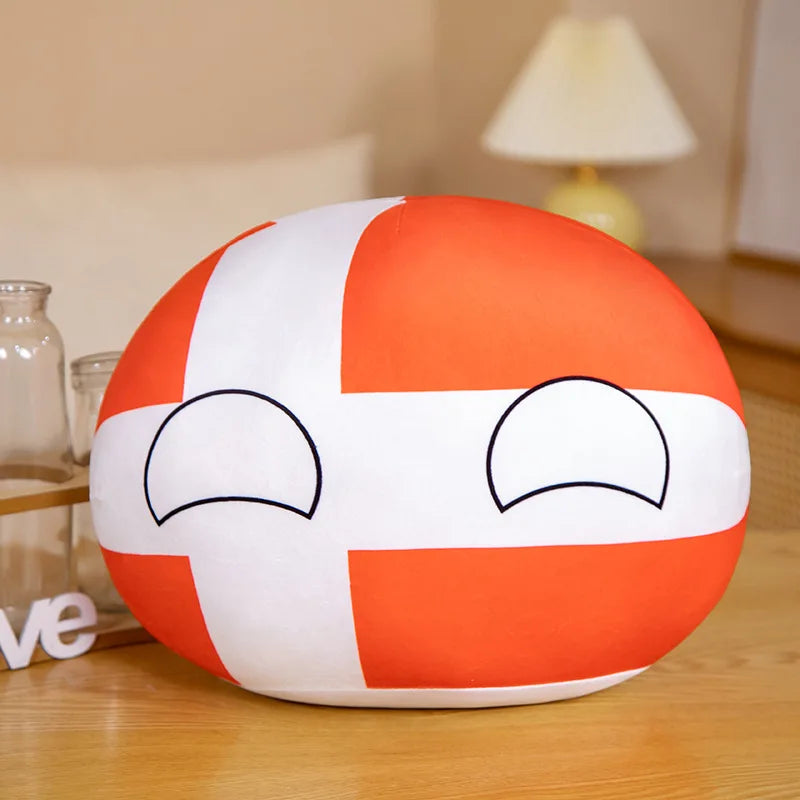 10cm Country Ball 70 styles Plush Toys Polandball Pendant Country Balls Countryball Stuffed Doll Toy Christmas Gift for Kids