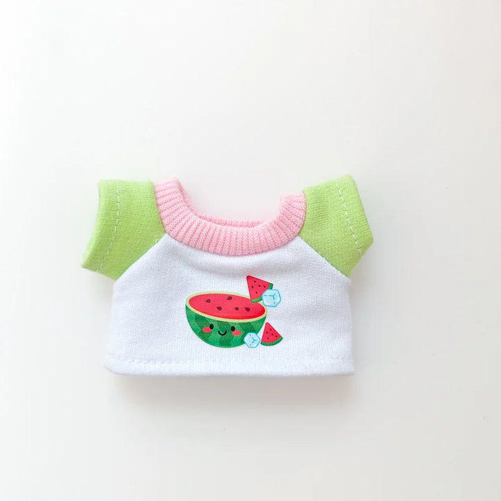 Labubu Doll Clothes Colorful Cartoon Print DIY Set 15/17cm Plush Doll'S Clothes Labubu I II Idol Dolls Sitting Party Accessories