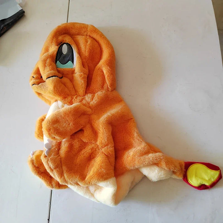 Huge Pokemon Charmander Eevee Squirtle Holster Plush Toys Big Pokémon Bulbasaur Semi-finished Leather Holster Kid Christmas Gift