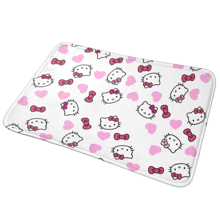 Hello Kitty Cartoon Memory Foam Bathroom Rugs Ultra Soft Non-Slip Carpet Bath Mat Water Absorbent for Shower Tub
