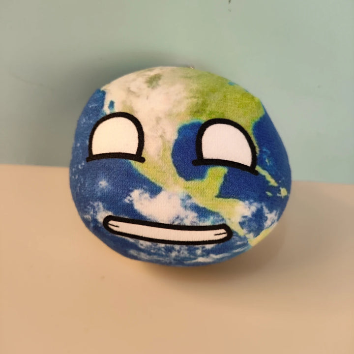 10cm Planet Plush Toy Collection Earth Moon Sun Mars Venus Jupiter Saturn Uranus Neptunr Dolls Cognitive Stuffed Toy Polandball