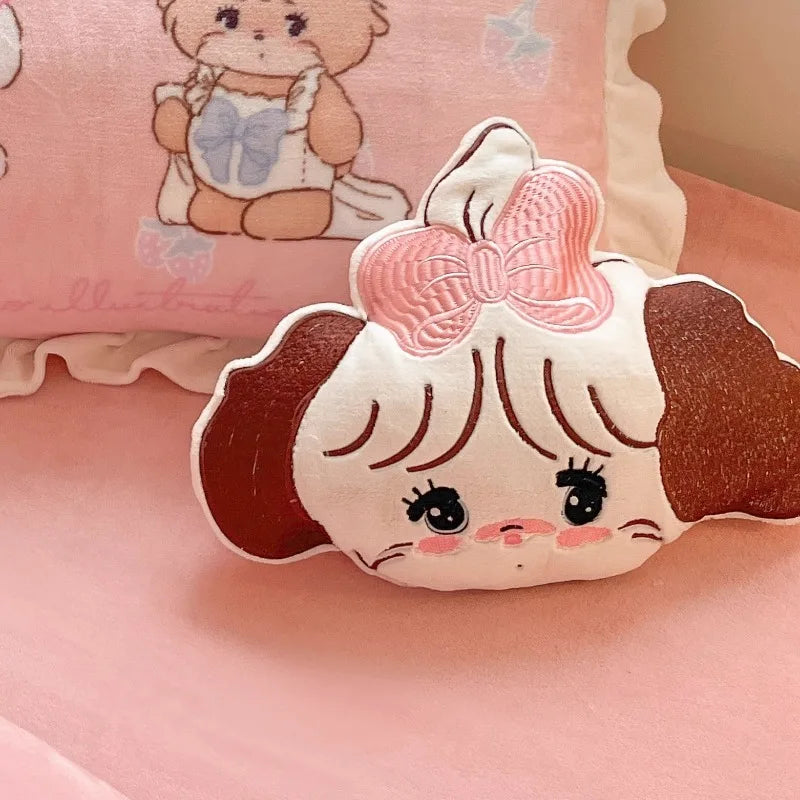 Cute Cartoon Mikko Pillow Cartoon Soft Mousse Pillow Sofa Car Bedroom Pillow Girl Children Bedroom Decoration Christmas Gift