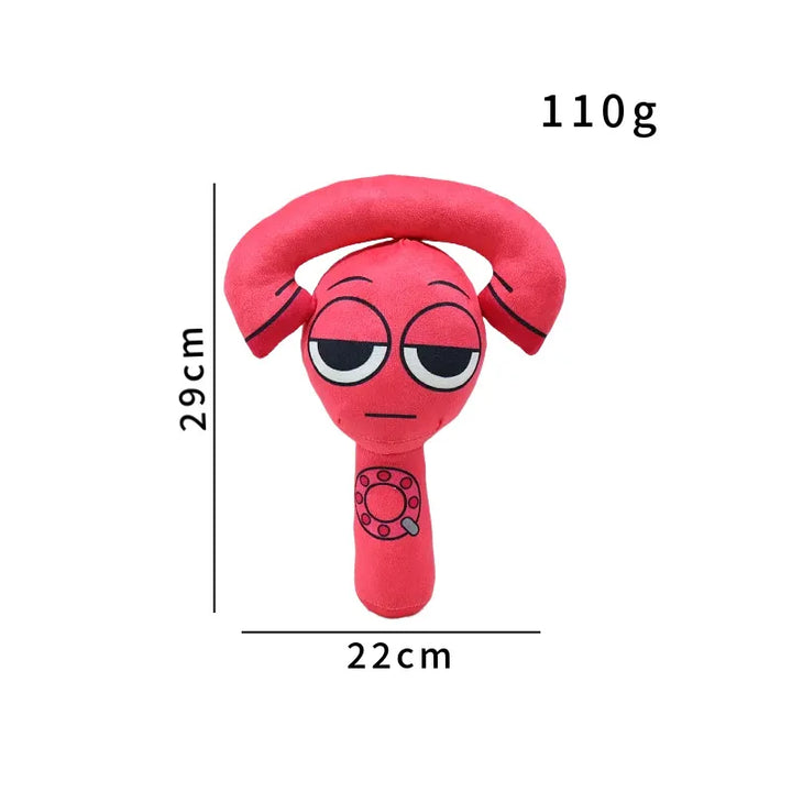 Game Orange Family Box The Classic of Mountains and Seas Sprunki Incredibox Plush Doll Phone Box Pillow Ornaments Children Gift