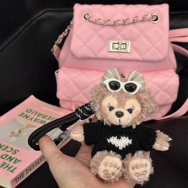Cute ShellieMay Plush Doll Cartoon Doll Pendant Keychain Backpack Messenger Bag Decoration Bear Accessories Boys and Girls Gifts