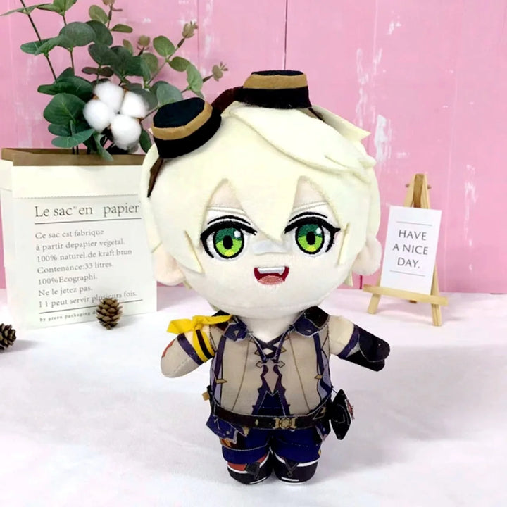 Genshin Impact Plush Dolls Wriothesley Furina Lyney Kaveh Neuvillette Kinich Citlali Kazuha Albedo Tighnari Anime Stuffed Toys