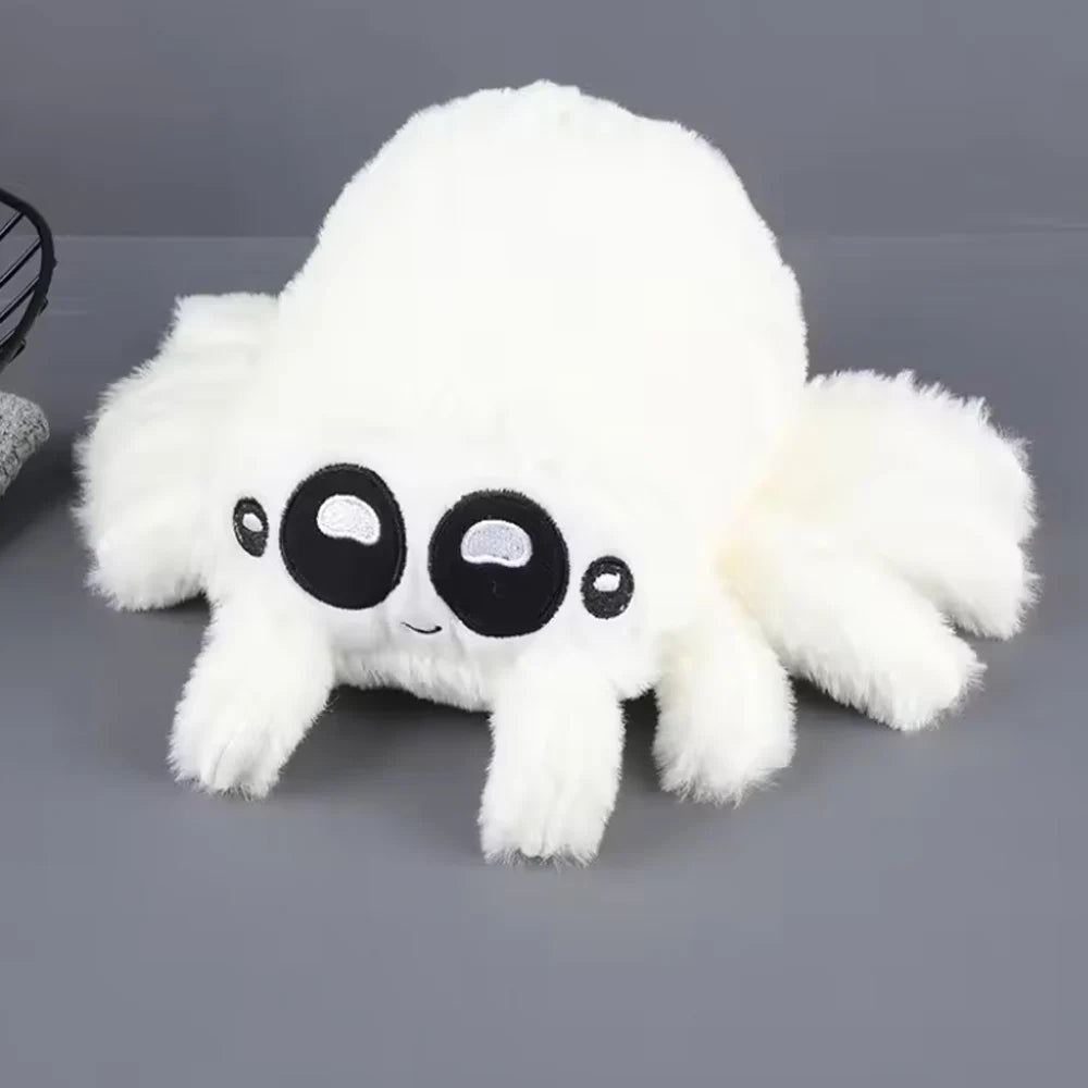 Scary Black Spider Plush Toys Realistic Wild Animal Spider Stuffed Dolls Simulation Insect Soft Plushie Halloween Party Gifts