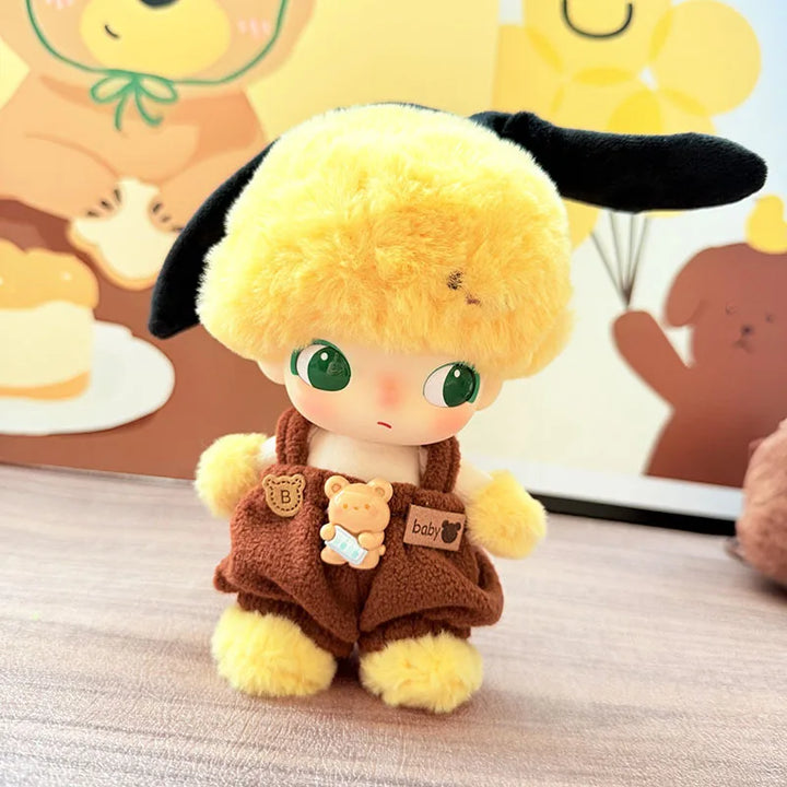 DIMOO WORLD Doll Box Pendulum Accessories Doll Clothes 9 Styles Bib Pants Overalls 15/17cm Labubu Doll Clothes