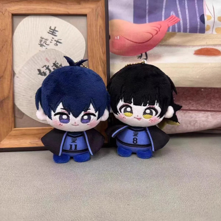 Blue Lock Plush Dolls Isagi Yoichi Chigiri Hyoma Bachira Meguru Nagi Seishiro Game Anime Figure Pendant Keychain Stuffed Toys